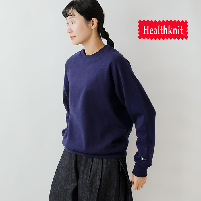 Healthknit(ヘルスニット)クラシックスウェットクルーネック長袖プルオーバー54006