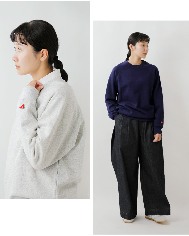 Healthknit(ヘルスニット)クラシックスウェットクルーネック長袖プルオーバー54006