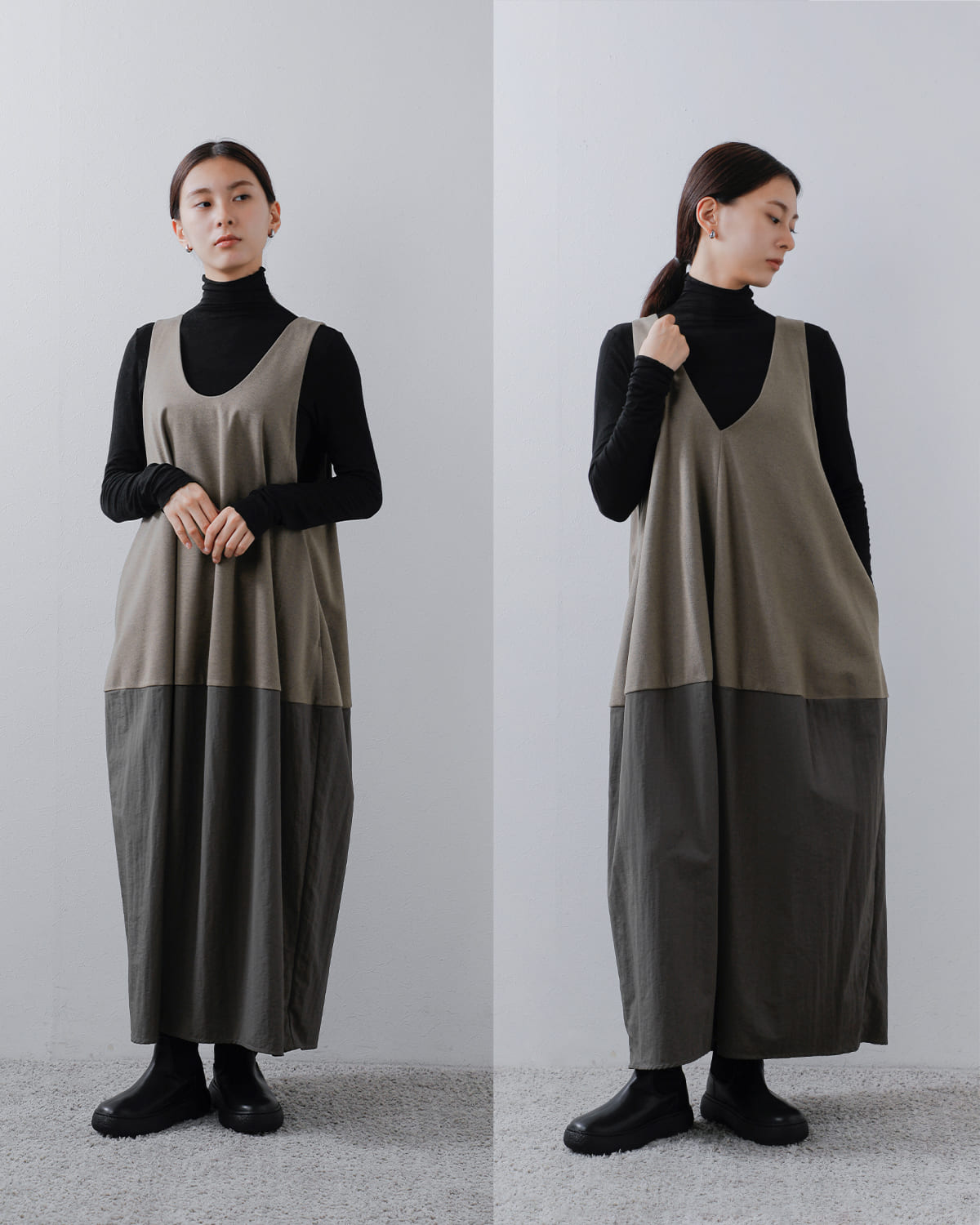 CHIGNON(シニヨン)コクーン切り替え2wayワンピース 5555-284bz