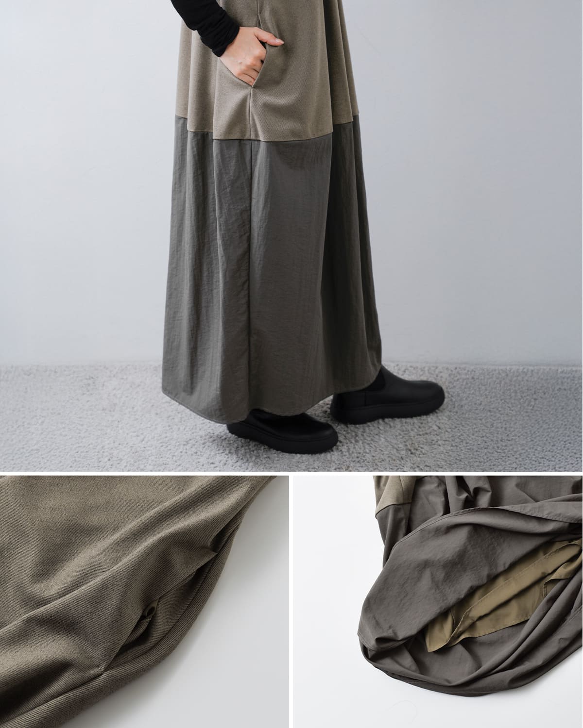 CHIGNON(シニヨン)コクーン切り替え2wayワンピース 5555-284bz