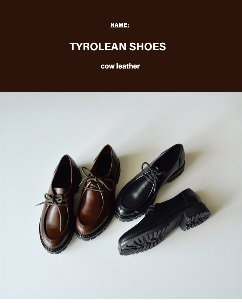 Stilmodaカウレザー チロリアンシューズ 5709-nappa