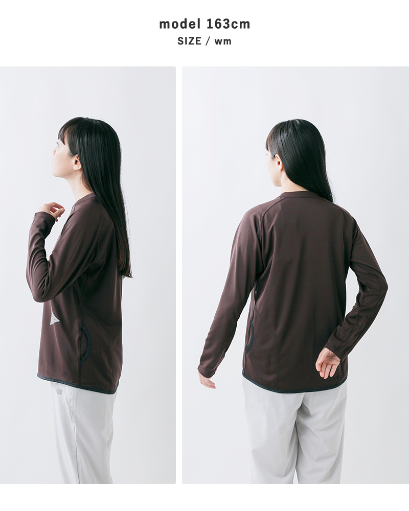 and wander(アンドワンダー)ドライジャージーラグランロングスリーブTシャツ“dryjerseyraglanLST”574-5264034