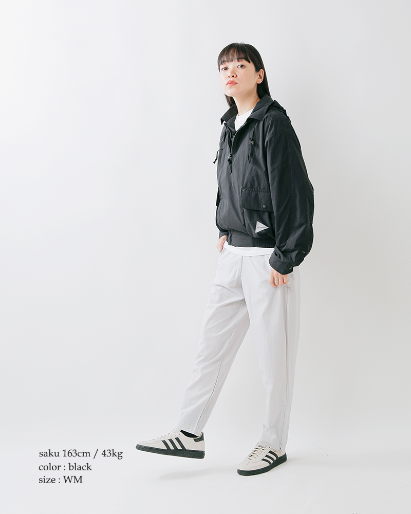 and wander(アンドワンダー)撥水ライトジャケット“waterrepellentlightjacket2”574-5281050