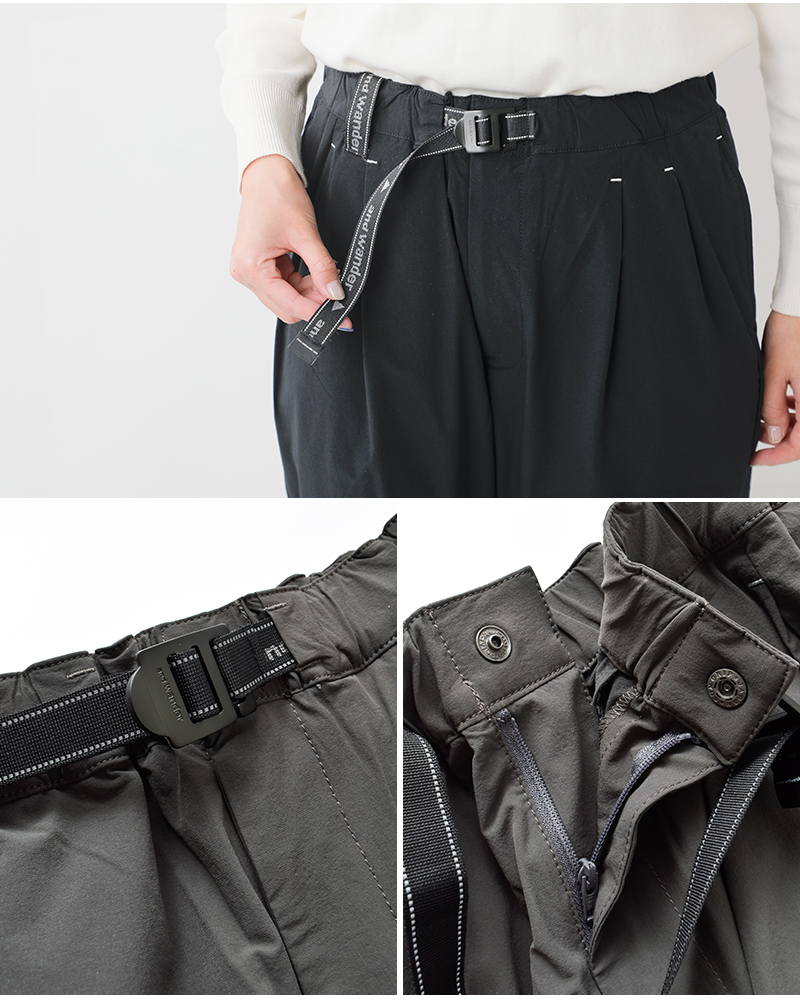 and wanderライトダブルクロスパンツ“lightwclothpants”574-5282074