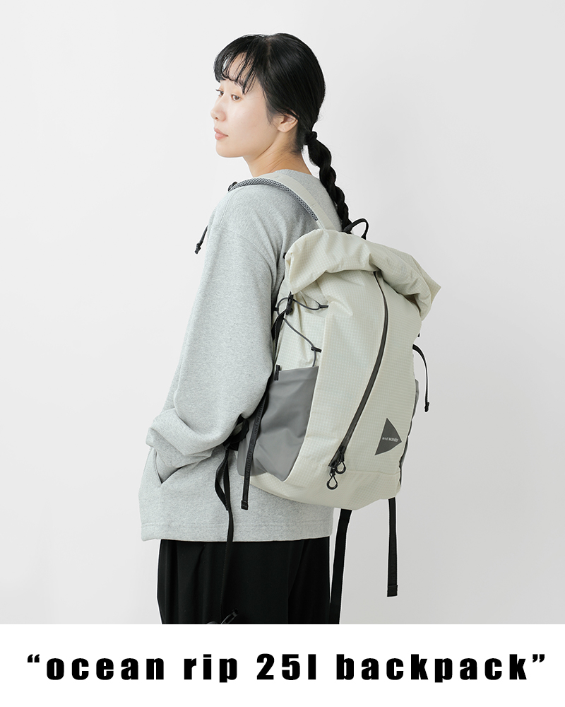 and wander(アンドワンダー)オーシャンリップ25Lバックパック“oceanrip25lbackpack”574-5975116