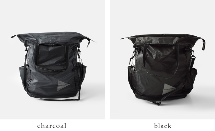 and wander(アンドワンダー)30D コーデュラナイロン シルトートバッグ “sil tote bag” 574-2975137