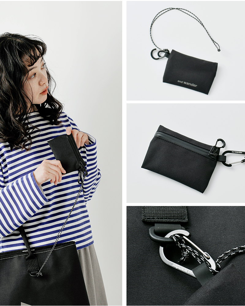 and wander(アンドワンダー)防水トートバッグ“PE/COtotebag”574-5985224