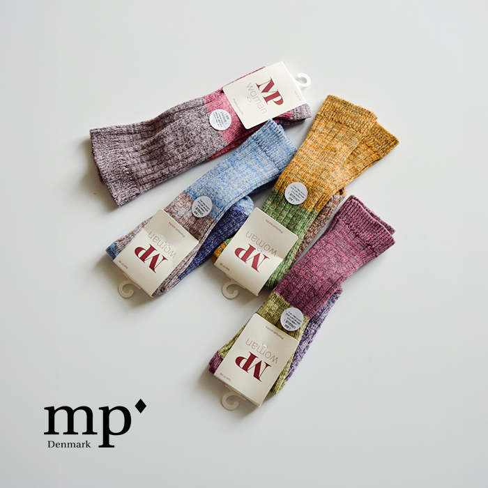 mp Denmarkコットン ミックスカラー 配色 ソックス “Re Stock socks” 59554