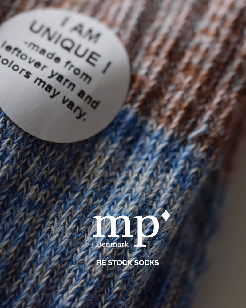 mp Denmarkコットン ミックスカラー 配色 ソックス “Re Stock socks” 59554