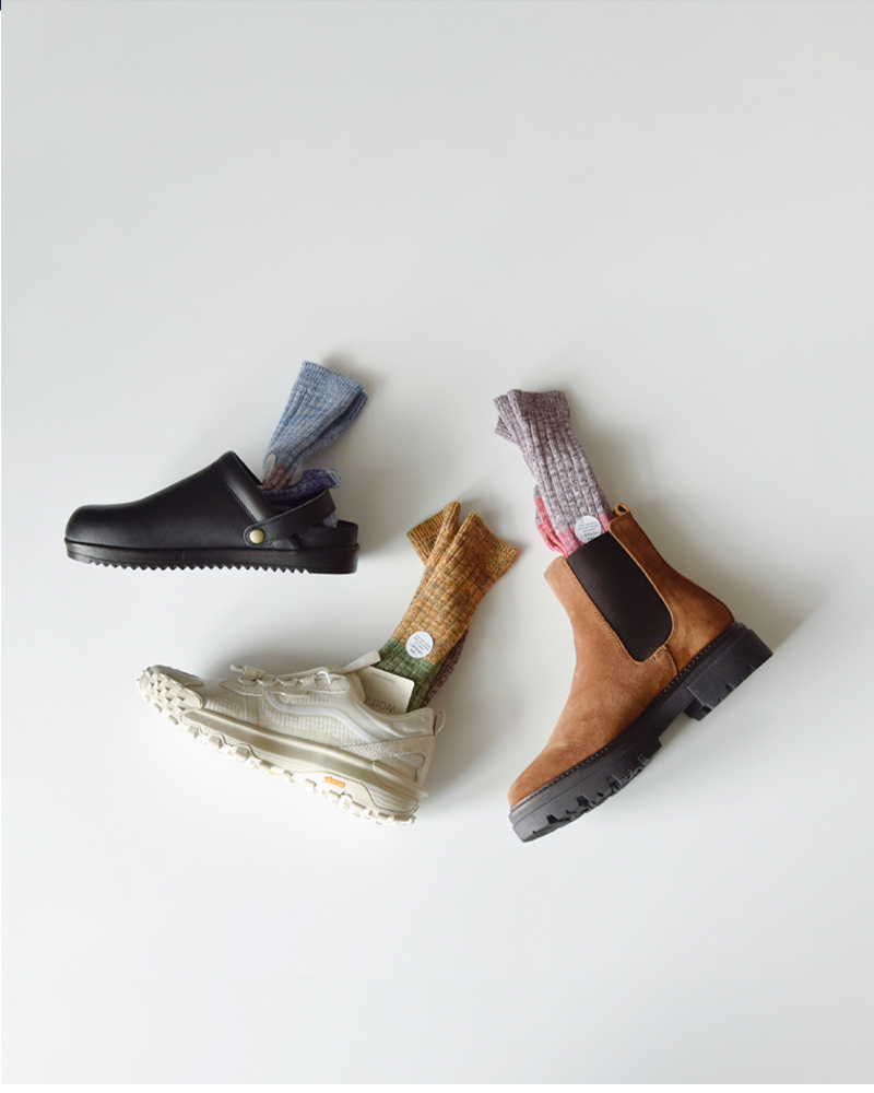 mp Denmarkコットン ミックスカラー 配色 ソックス “Re Stock socks” 59554