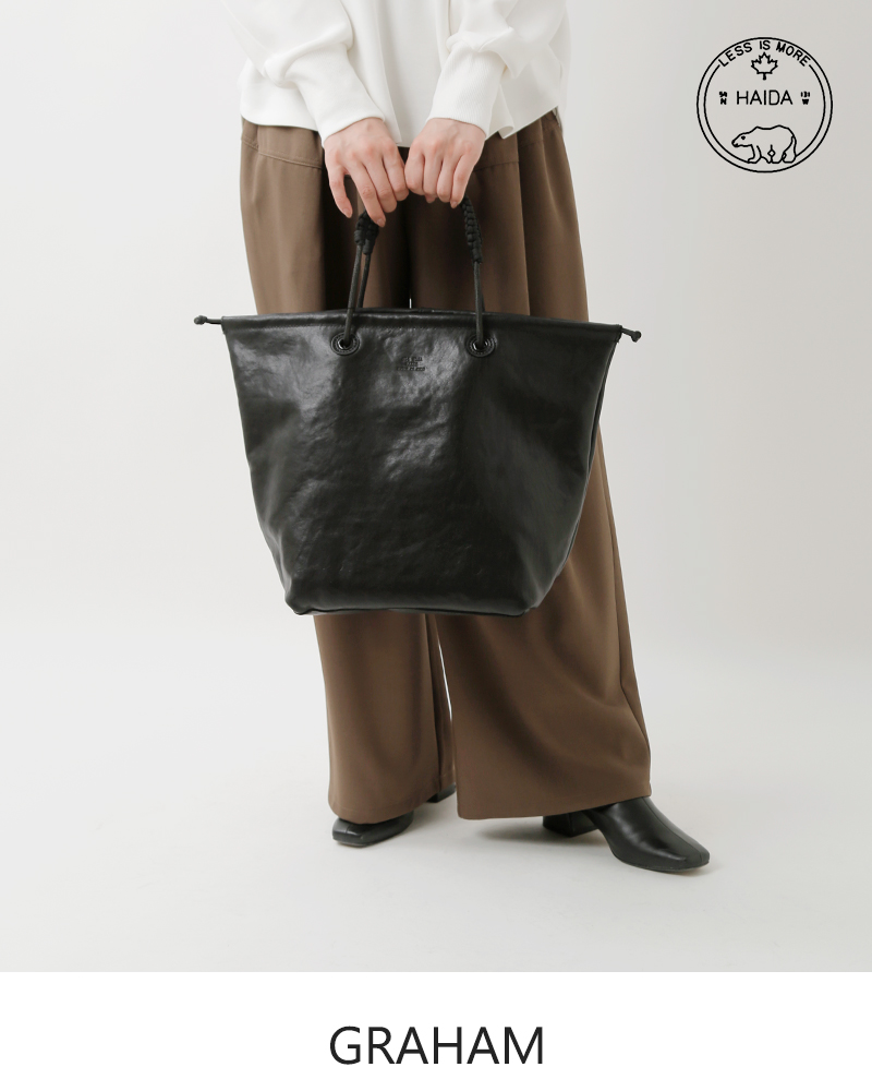 HAIDA(ハイダ)ウォッシュドレザートートバッグ“Graham”5c-995028-same1