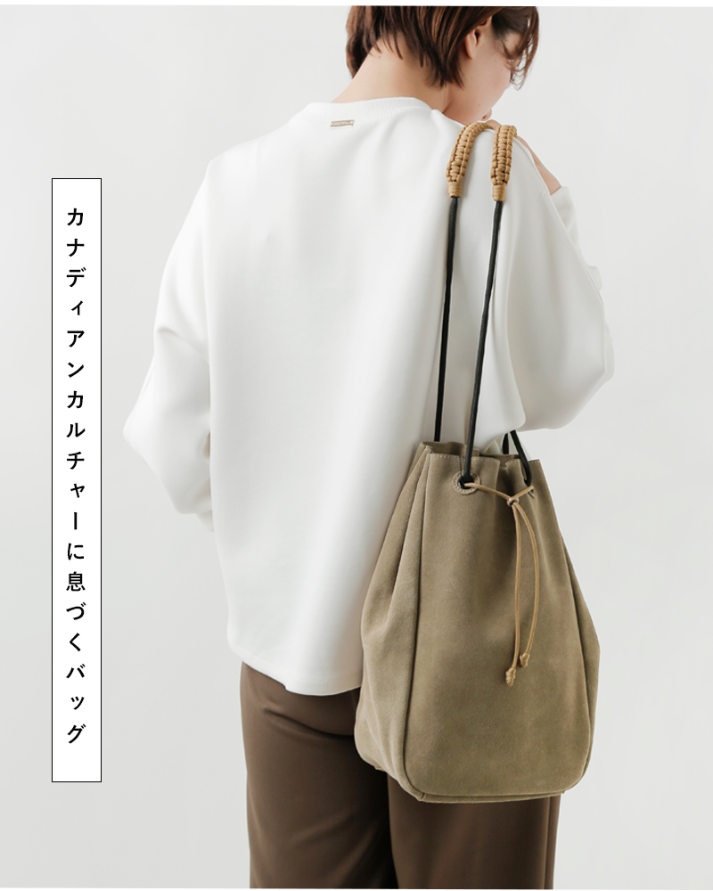 HAIDAスエード 2way トートバッグ “TANKER M” 5c-995030