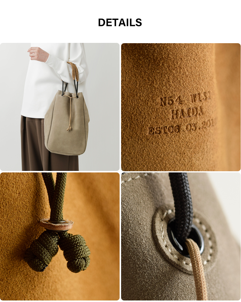 HAIDAスエード 2way トートバッグ “TANKER M” 5c-995030