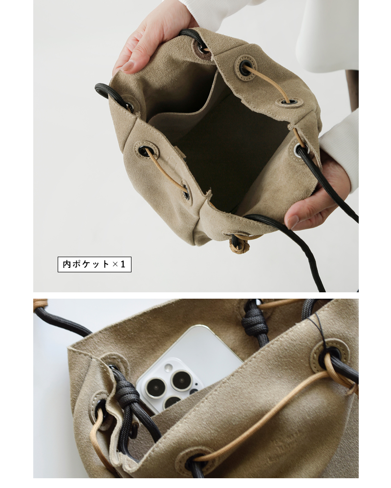 HAIDAスエード 2way トートバッグ “TANKER S” 5c-995047