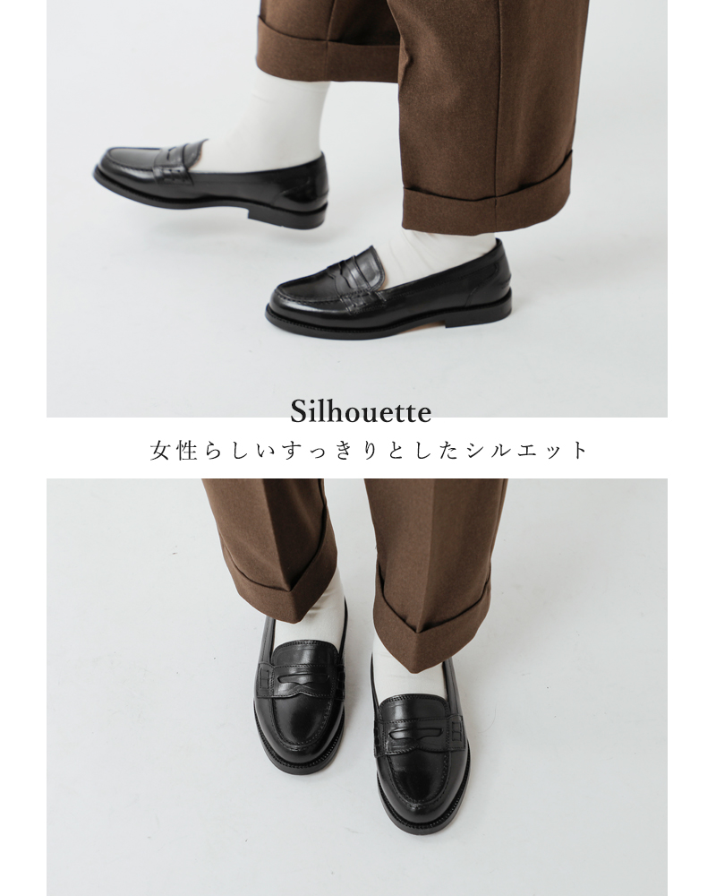 DIEGO BELLINI(ディエゴベリーニ)フラットレザーコインローファー“BUFALO”602-bufalo