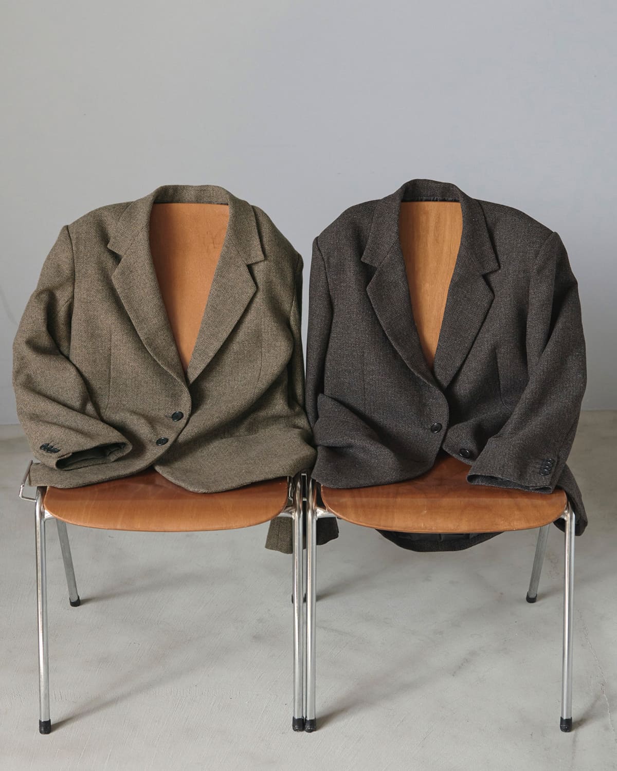 anuke(アンヌーク)ヘリンボーンウールジャケット “Herringbone Wool Jacket” 62520107