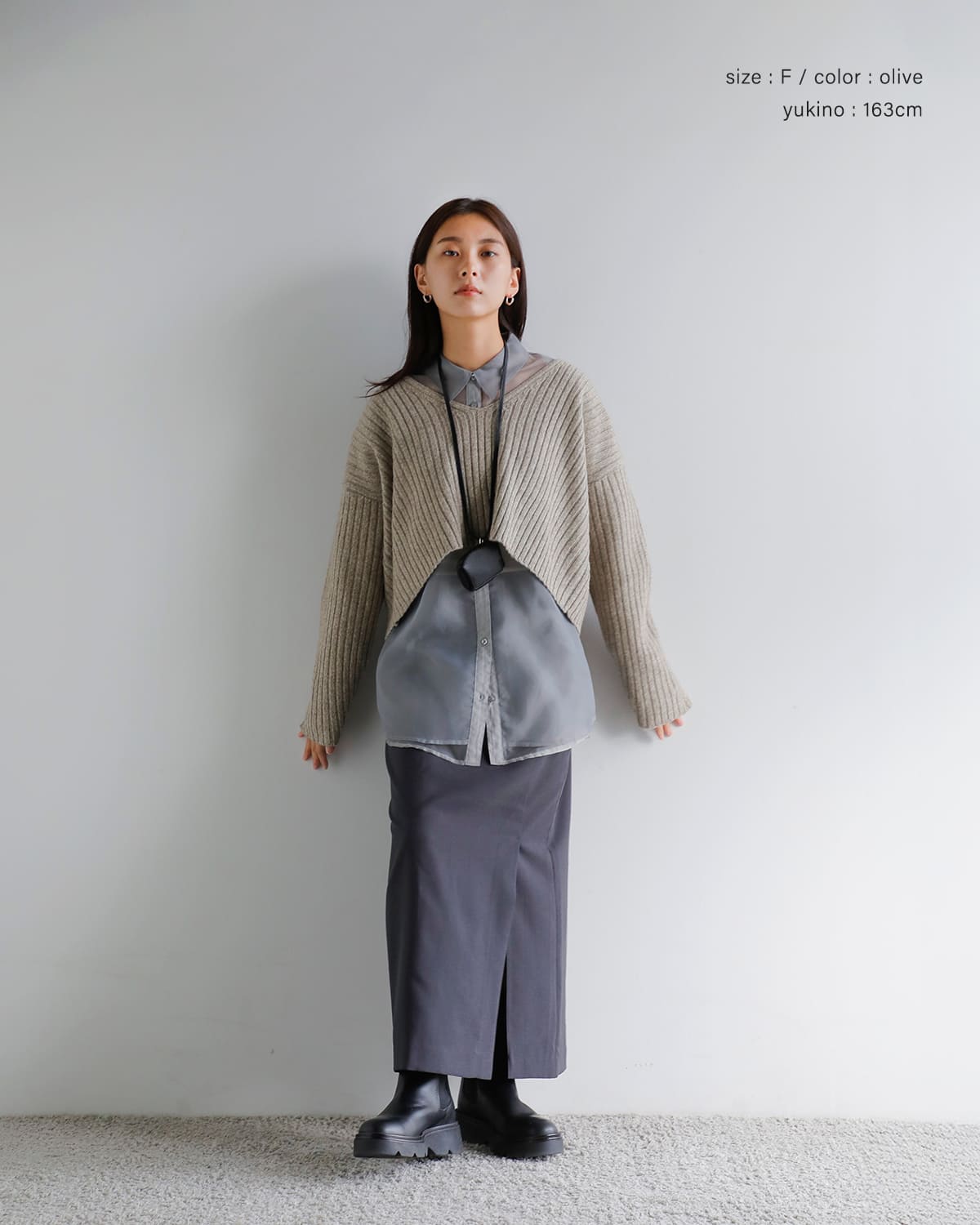 anuke(アンヌーク)シアーレイヤードシャツ “Sheer Layered Shirts” 62520419