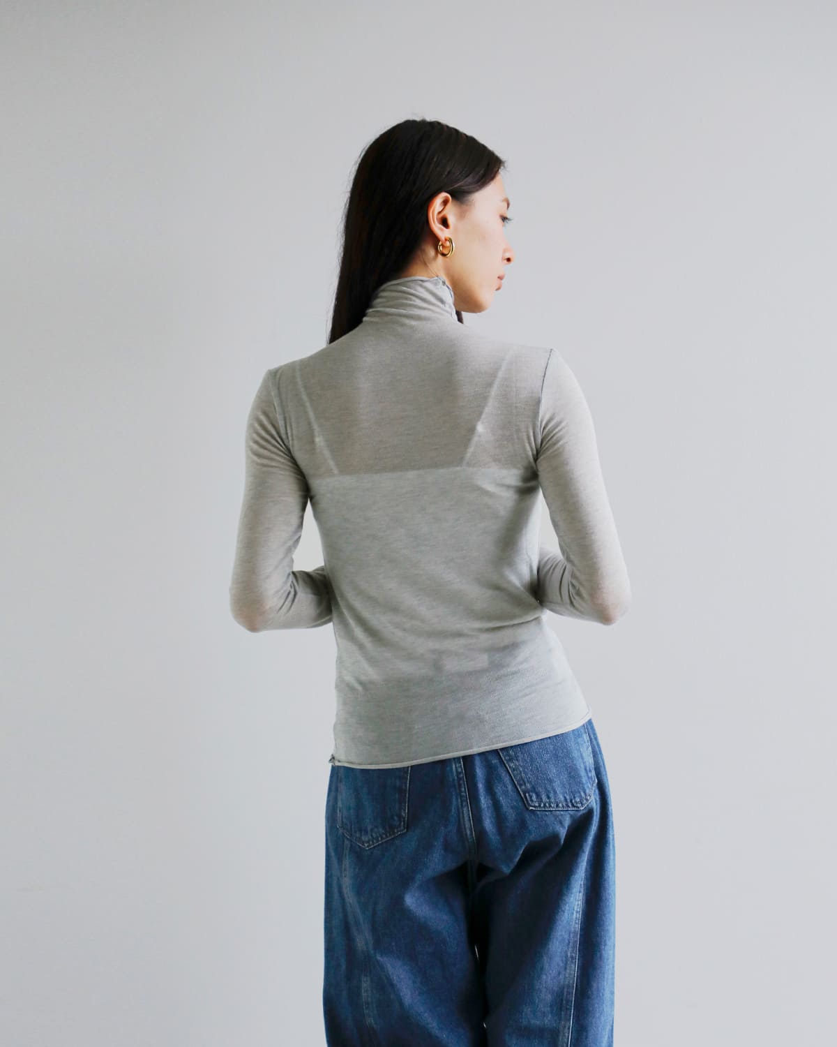 anuke(アンヌーク)カシミヤシルクタートルトップス “Cashmeresilk Turtle Tops” 62520616