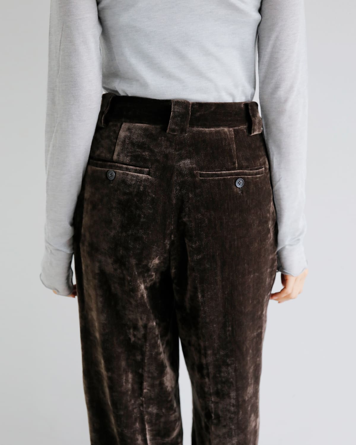 anuke(アンヌーク)ベルベットワイドパンツ “Velvet Wide Pants” 62520712