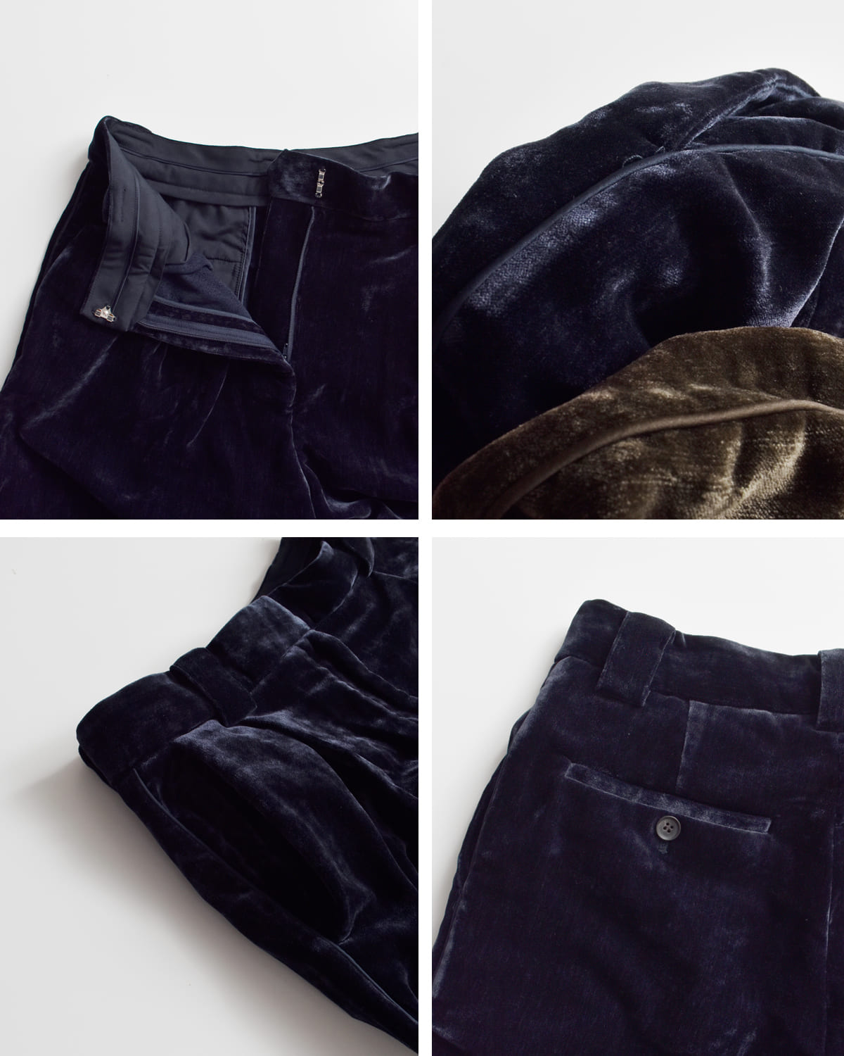 anuke(アンヌーク)ベルベットワイドパンツ “Velvet Wide Pants” 62520712