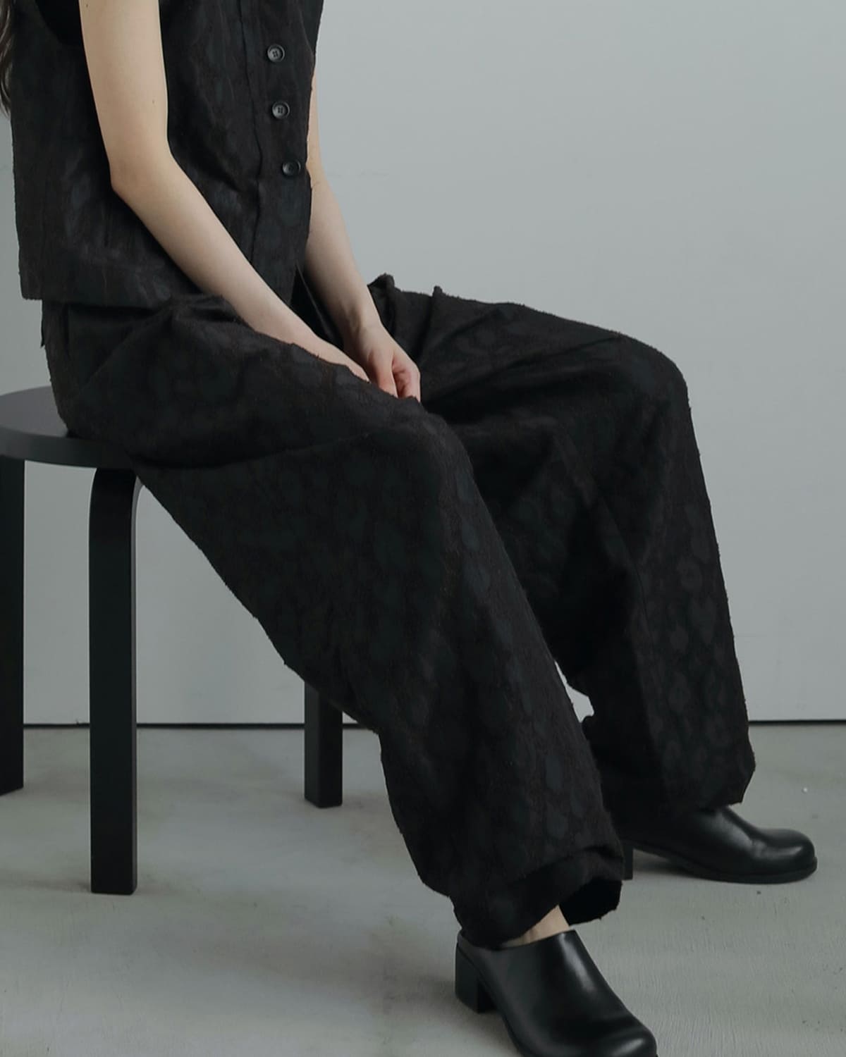 anuke(アンヌーク)レオパードジャガードパンツ “Leopard Jacquard Pants” 62520729