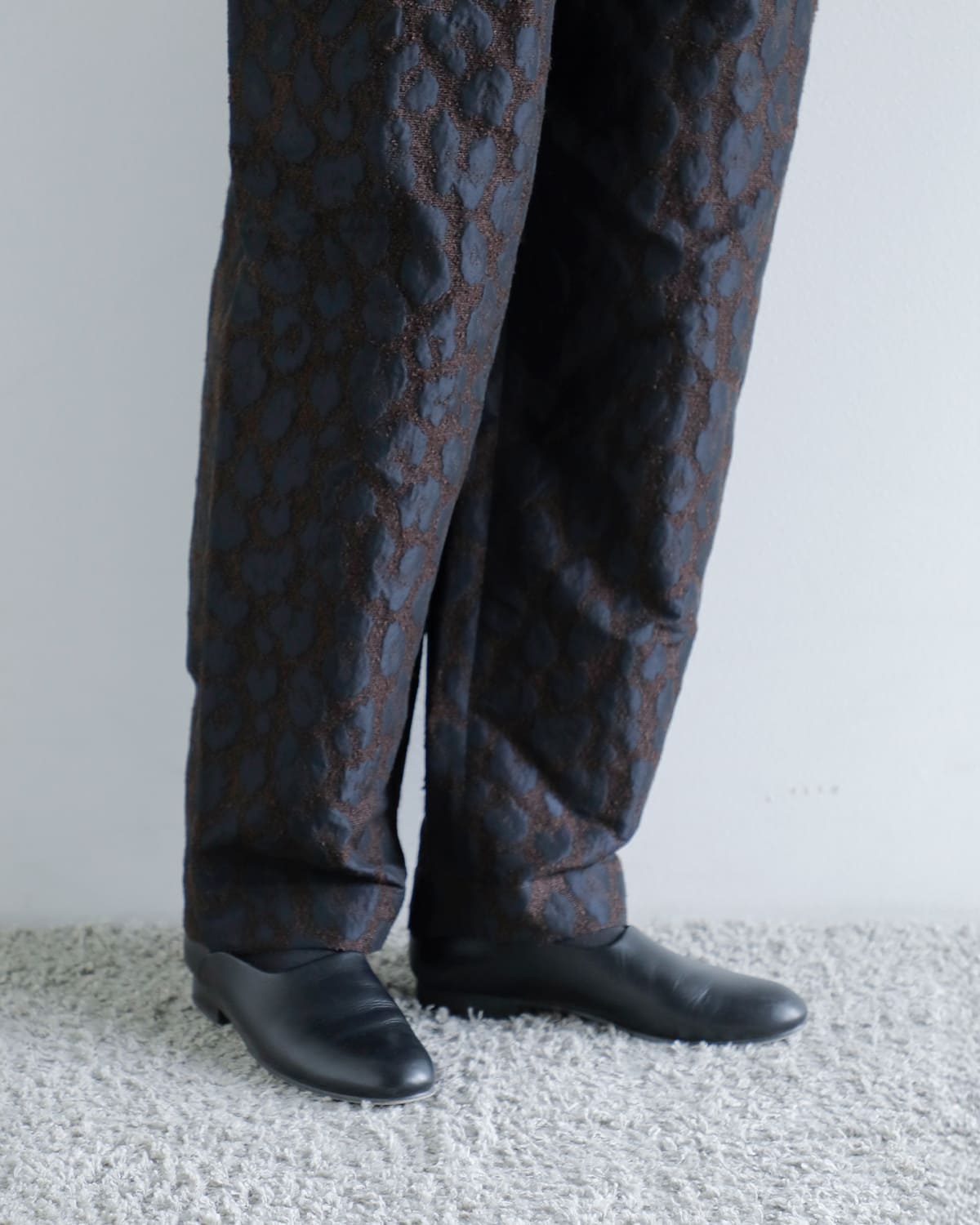 anuke(アンヌーク)レオパードジャガードパンツ “Leopard Jacquard Pants” 62520729