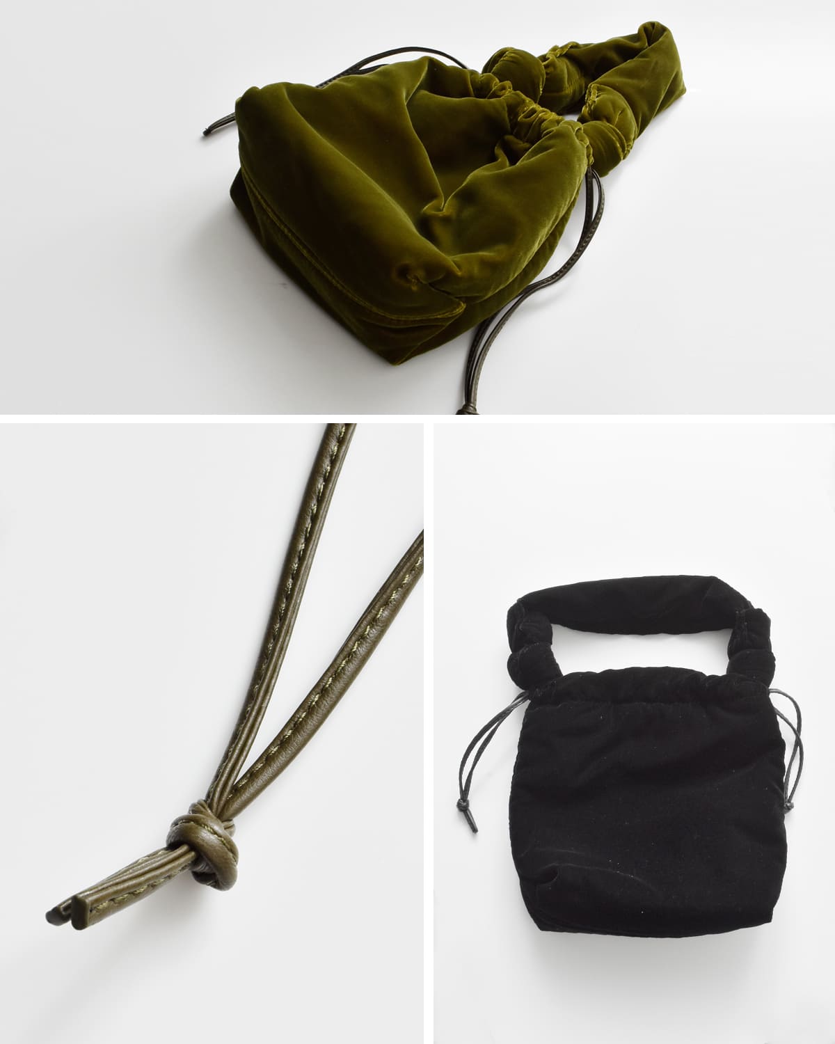 【完売】anuke Velvet Mini Purse ブラック anuke アンヌーク ベルベットミニ バッグ “Velvet Mini Purse