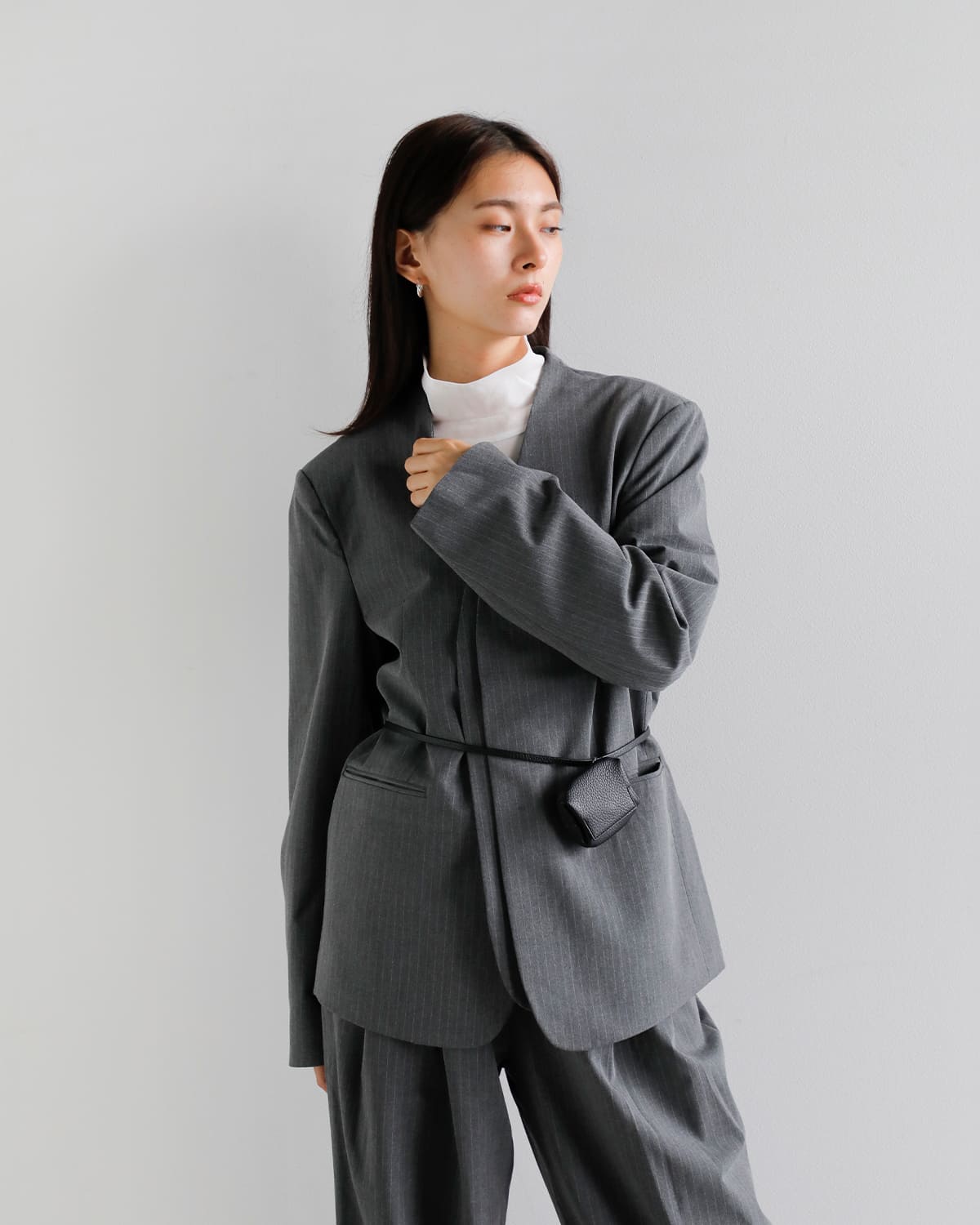 anuke(アンヌーク)エコレザーウエストミニポーチ “Ecoleather Waist Pouch” 62521023