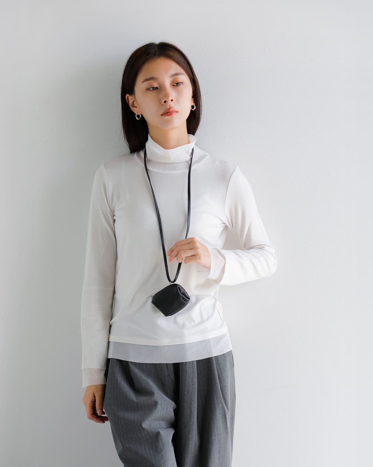 anuke(アンヌーク)エコレザーウエストミニポーチ “Ecoleather Waist Pouch” 62521023