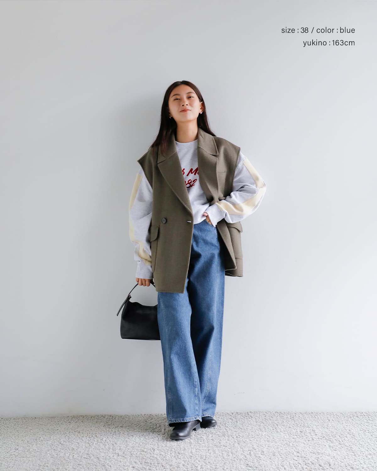 anuke(アンヌーク)パネルルーズデニムパンツ “Panel Loose Denim” 62521402