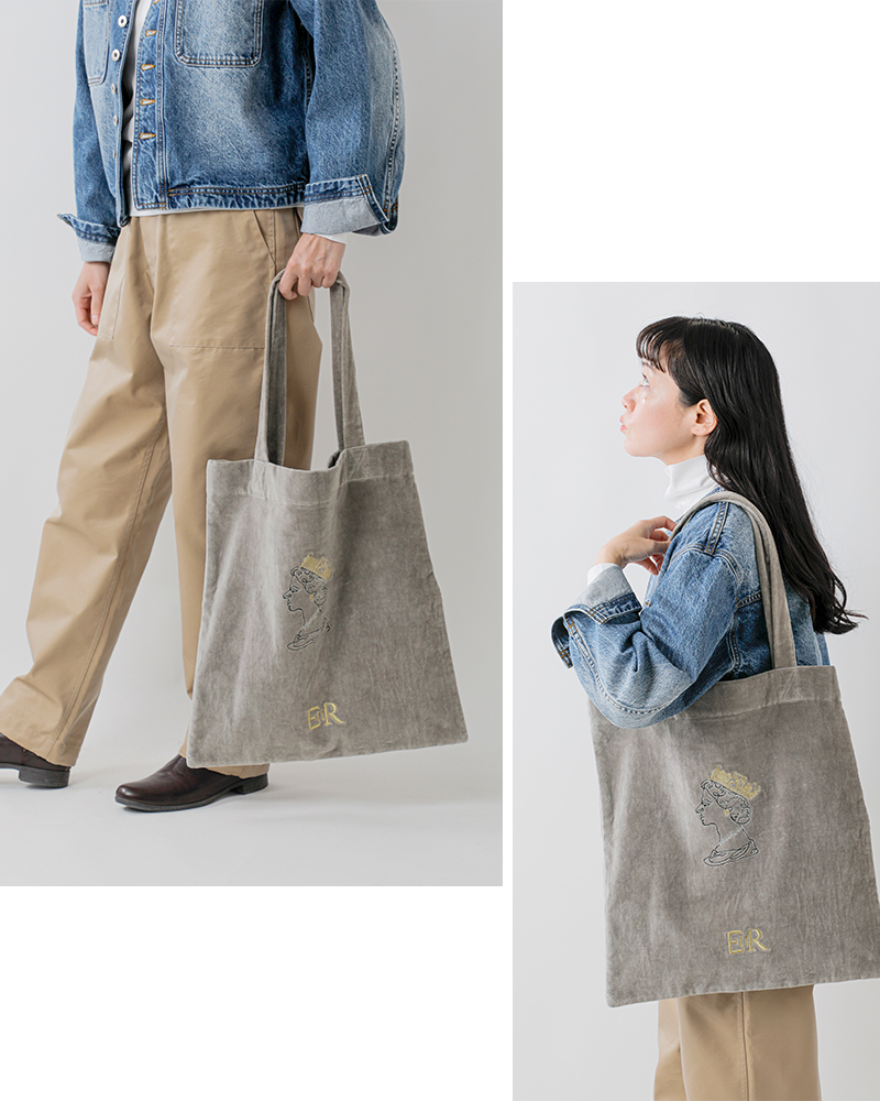 ANGE IN DISGUISE(アンジ イン ディスガイズ)ベルベットトートバッグ62807-08-10-11