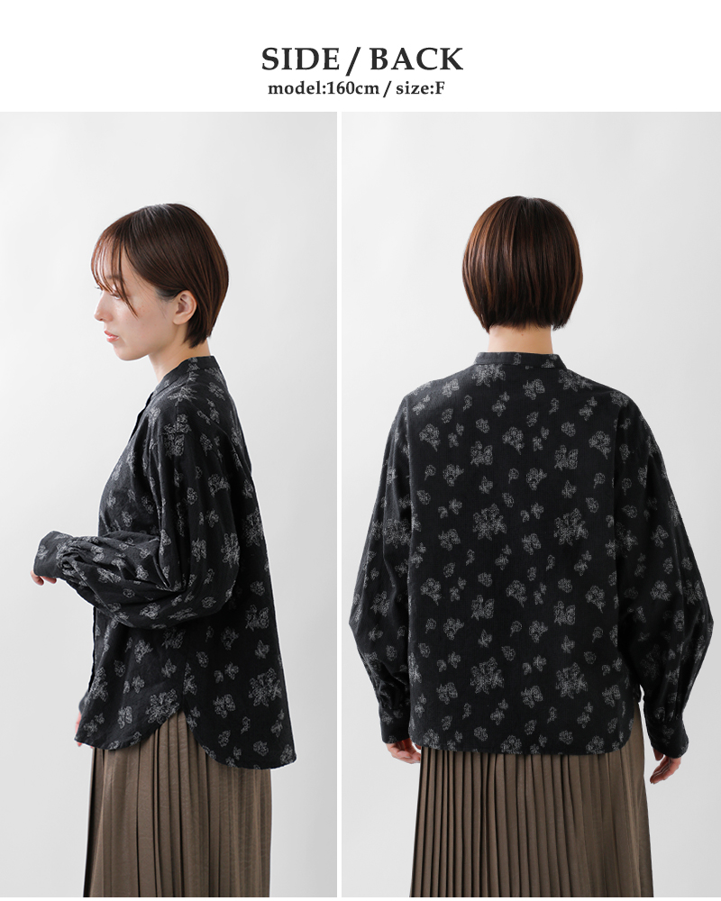 qiri(キリ)コットンシルクルーシーボリュームスリーブブラウス“lucievolumesleeveblouse”63-01-bl-010-25-2
