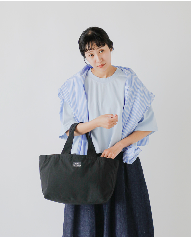 BAG’n’NOUN(バッグンナウン)オックスフォードファスナー付きトートバッグ“HANDLECANADAM”70021051