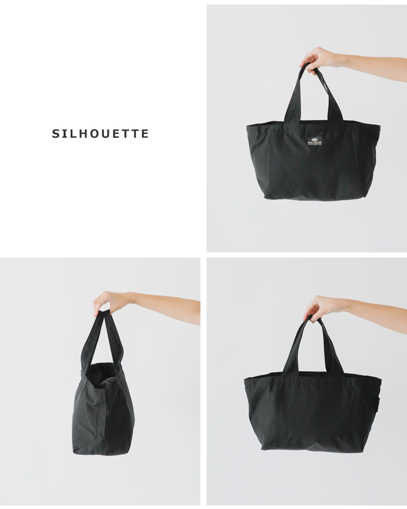 BAG’n’NOUN(バッグンナウン)オックスフォードファスナー付きトートバッグ“HANDLECANADAM”70021051