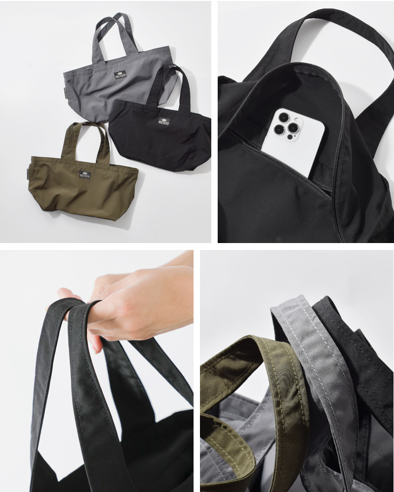 BAG’n’NOUN(バッグンナウン)オックスフォードファスナー付きトートバッグ“HANDLECANADAM”70021051