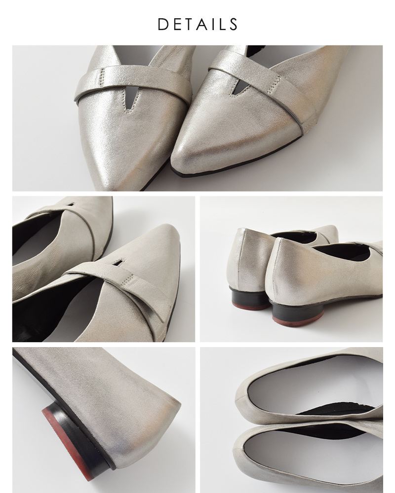 yuko imanishi+(ユウコイマニシプラス)パテントレザーカッティングベルトパンプス751116