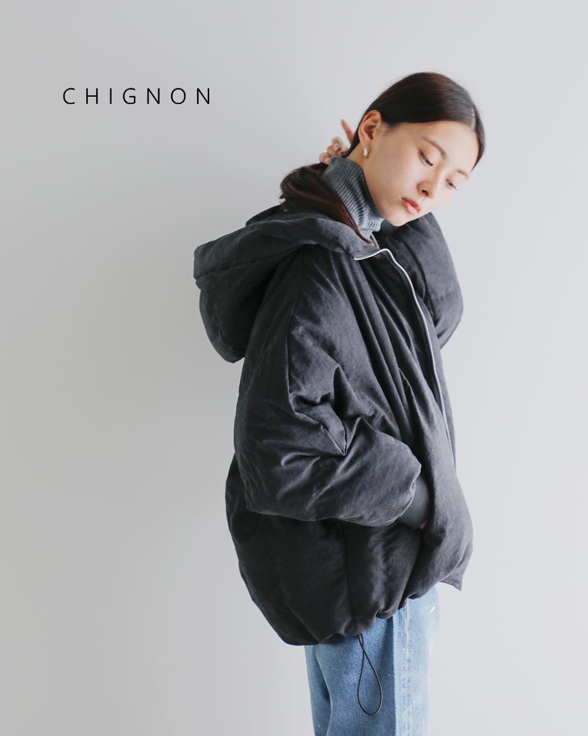 CHIGNON(シニヨン)パフィー ドルマン コート7655-233mk