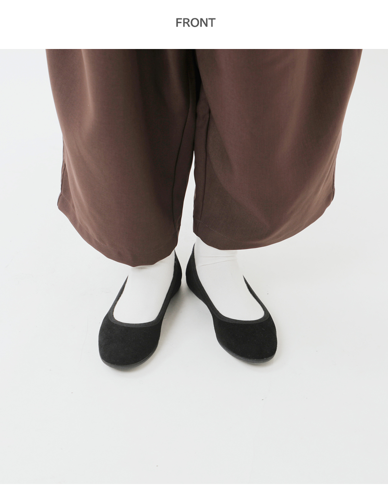 ALBEROLA(アルベローラ)スエードバレエシューズ78-31537gm