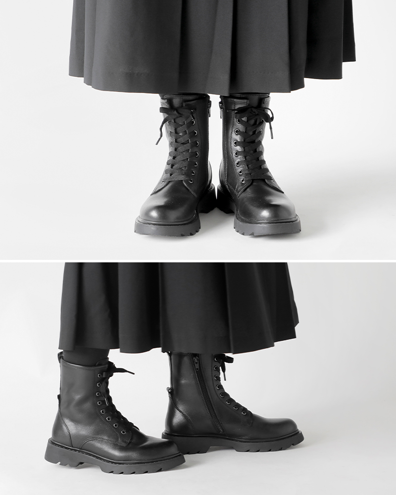 PAOLO BOVE(パオロ ボーヴ)カウレザーレースアップブーツ7905-a