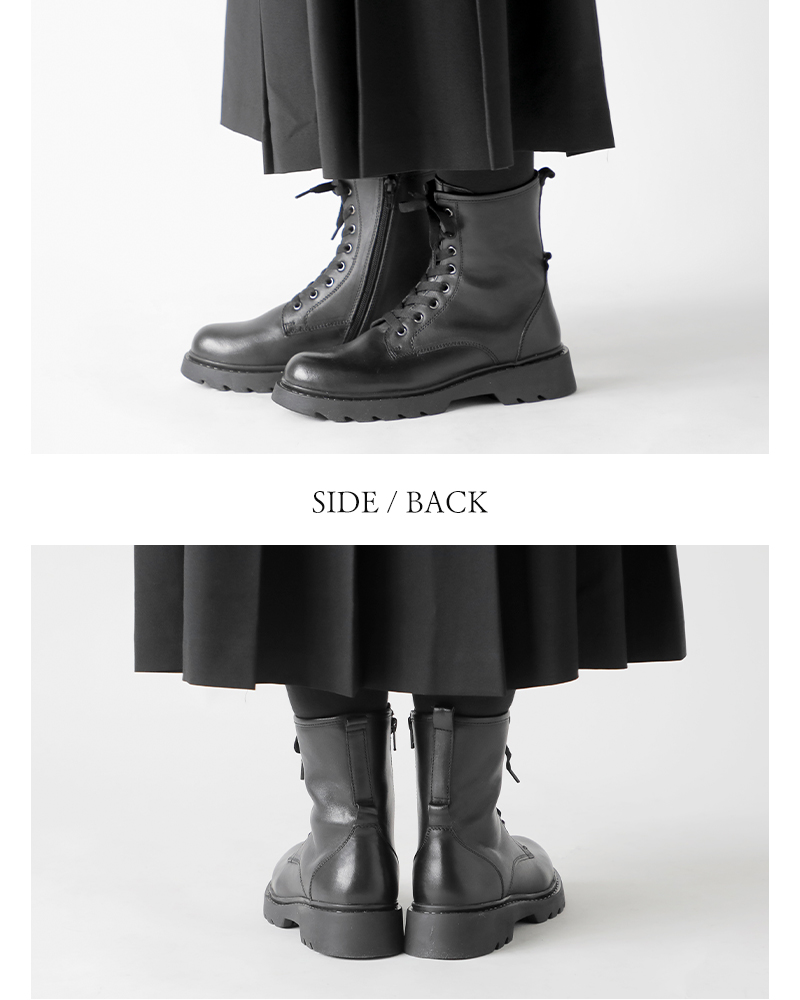 PAOLO BOVE(パオロ ボーヴ)カウレザーレースアップブーツ7905-a