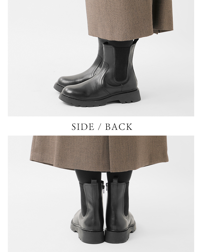 PAOLO BOVE(パオロ ボーヴ)カウレザーサイドゴアブーツ7912-a