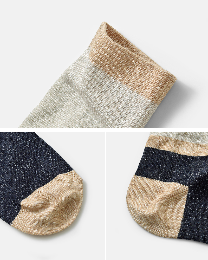mp Denmark(エムピーデンマーク)グリッター配色ショートソックス“Elisabethglittersocks”79738