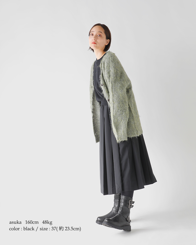 PAOLO BOVE(パオロ ボーヴ)カウレザーエンジニアブーツ8132-a