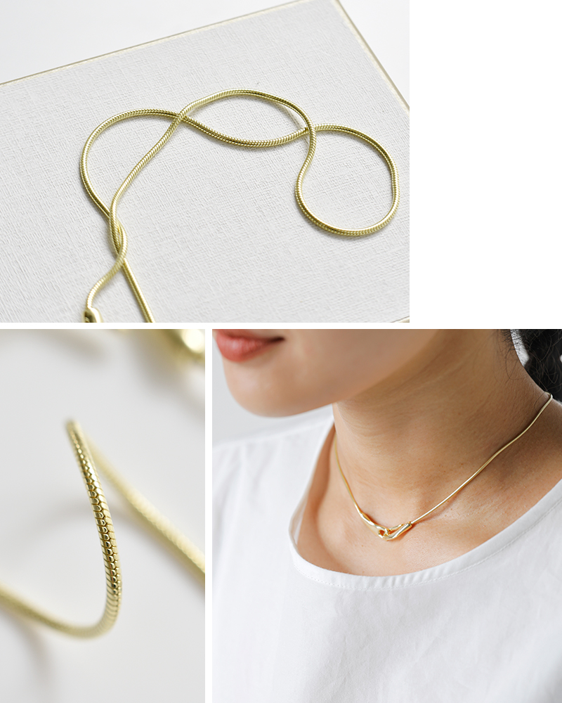 Aperdiem(アペルディエム)フロースクエアフックネックレス“FlowSquareHookNC”81406999