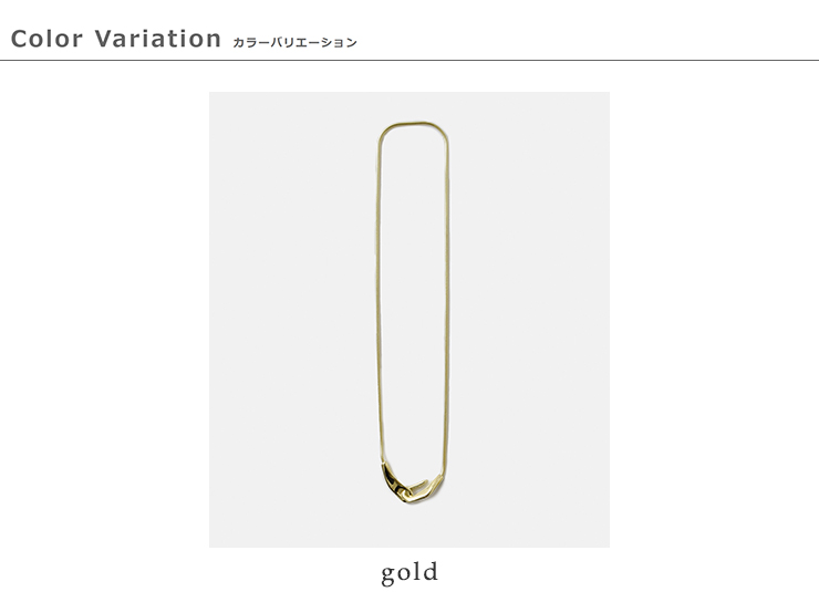 Aperdiem(アペルディエム)フロースクエアフックネックレス“FlowSquareHookNC”81406999