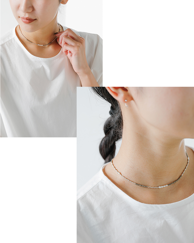 Aperdiem(アペルディエム)ペイルタイニーネックレス“PaleTinyNC”81429105