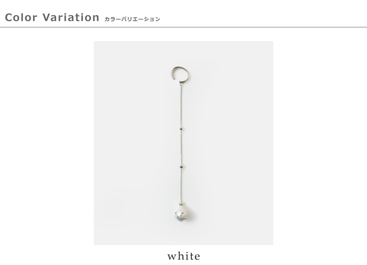 Aperdiem(アペルディエム)ペイルドロップチェーンイヤーカフ“PaleDropChainEC”81528105