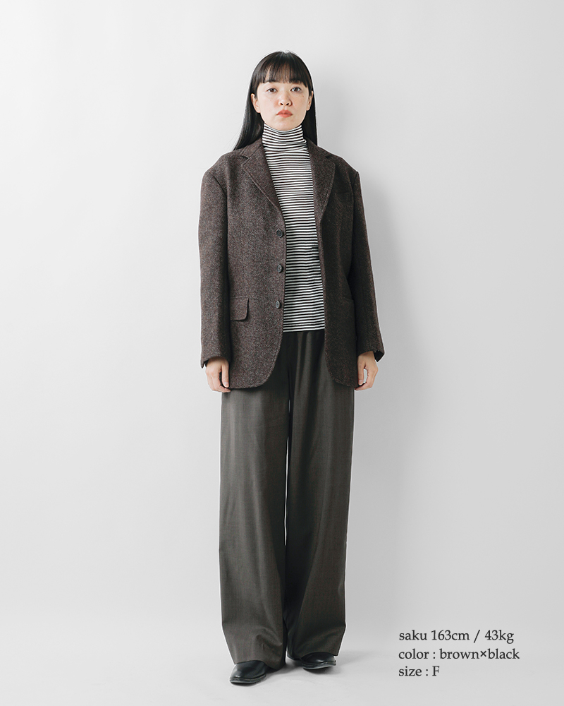 MILLER(ミラー)コットンパネルリブタートルネックロングスリーブTシャツ834c