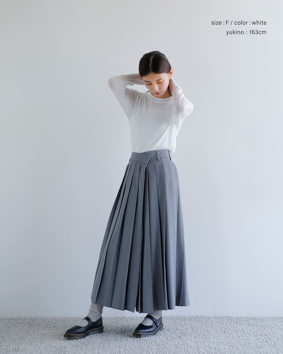 CHIGNON(シニヨン)テンセルインナーロングスリーブTシャツ 8454-088kk