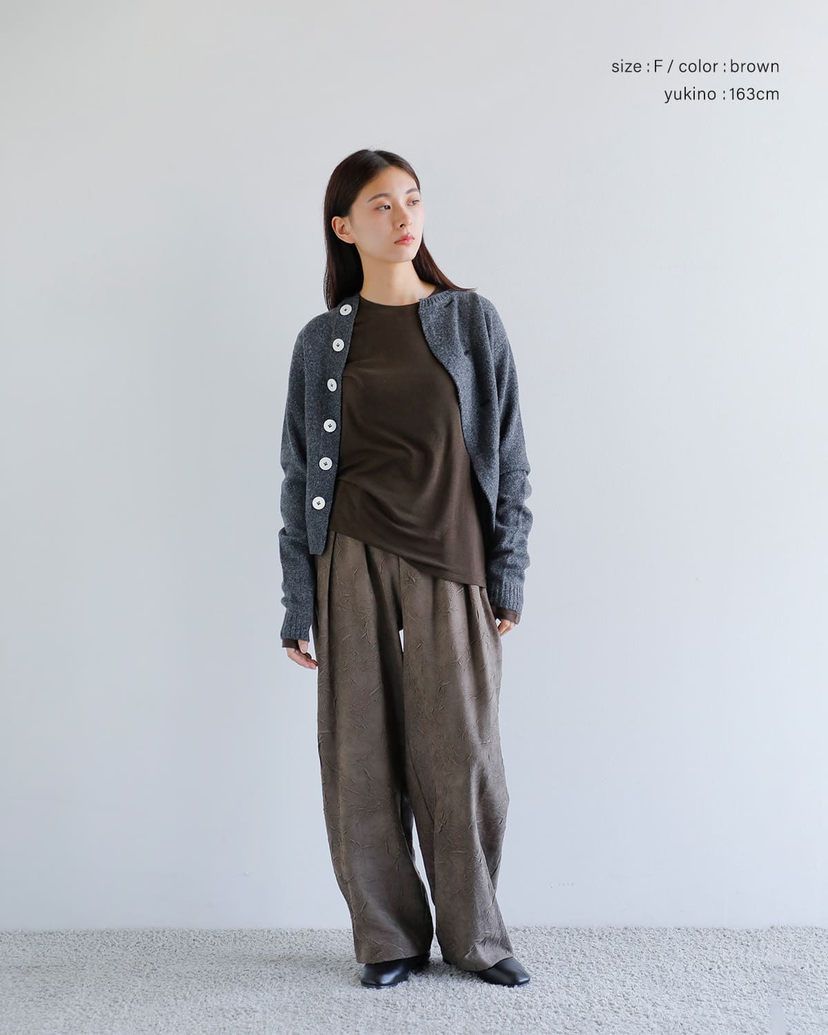 よつぎんちゃく CHIGNON シニヨン テンセル インナー ロングスリーブ Tシャツ